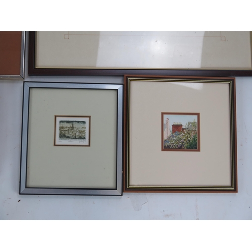 1134 - A Selection of Paintings and Prints including Victor Venner (27.5x17mm) and C.E. Brock, etc.