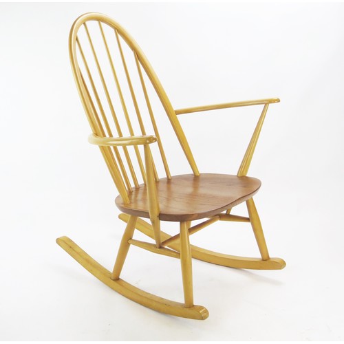 1141 - An Ercol Elm and Beech Rocking Chair