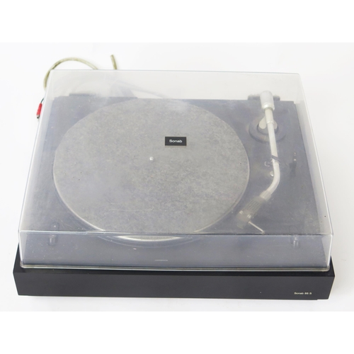 1077 - Sonab 85S Semi-Automatic Turntable (needs new plug)