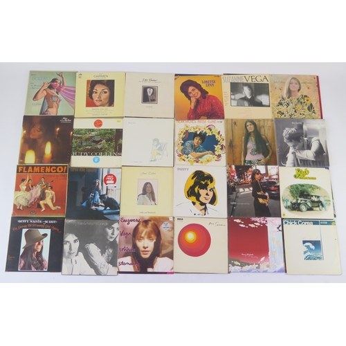 1083 - Selection of assorted 33 rpm LPs various artists including Elvis, Pearl, John Martyn, Van Morrison E... 