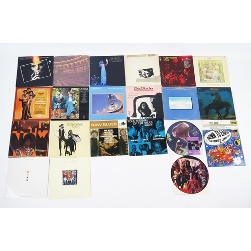 1093 - Selection of vinyl LP records artists includes Stevie Nicks, The Jackson 5, David Bowie, Genesis, Di... 