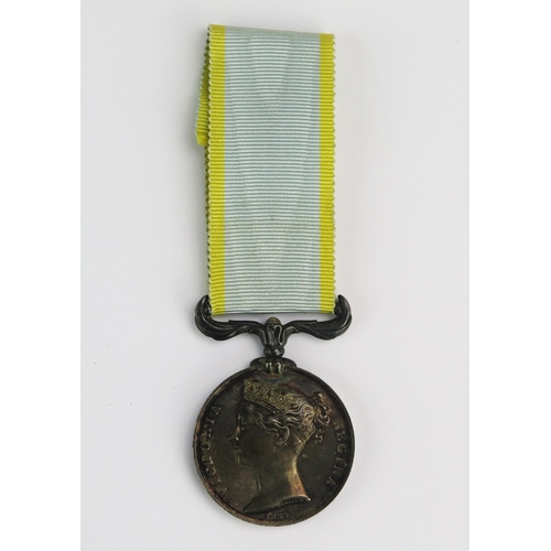 1208 - A Crimea War Medal, unstruck, with ribbon.