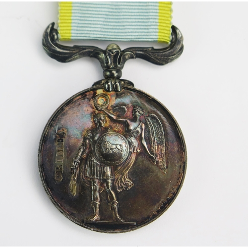 1208 - A Crimea War Medal, unstruck, with ribbon.