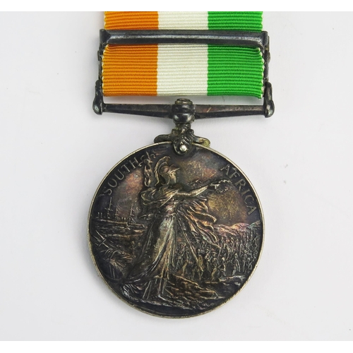 1210 - Kings South Africa Medal to 78648. Gnr. E. V. Chapman. R.F.A. with South Africa 1901 and 1902 clasps... 