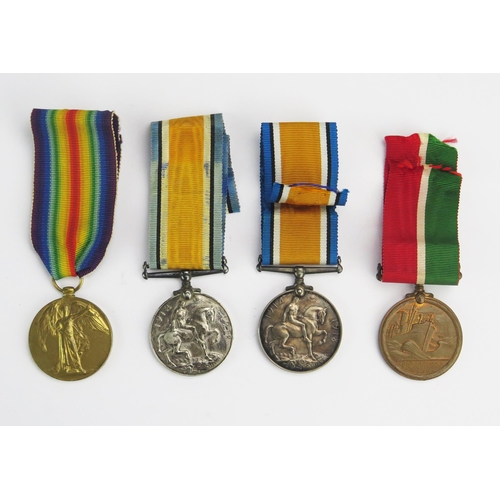 1214 - A collection of World War One medals, includes Victory medal to 34080. Pte. T.B Evans. R. W. Fus. Wa... 