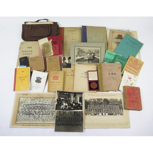 1220 - A collection of military ephemera and books, includes secret documents for loading timetable for D-D... 