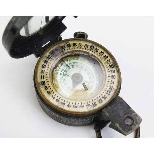 1232 - A World War Two British army issue Mk III marching compass.