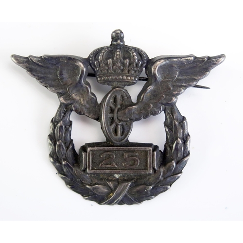 1246C - An Imperial Prussian State Railway twenty five years service badge.