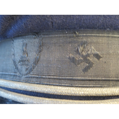 1247 - A Third Reich period Veterans schirmmutze cap, bears printed label D.R.K.B. Kyffhauser Mutze No 13.