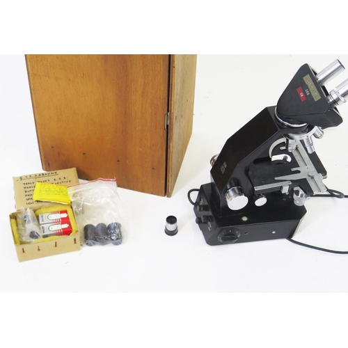 1263A - A GS binocular microscope, with revolting multi-nose, mechanical stage with adjustable sub stage con... 