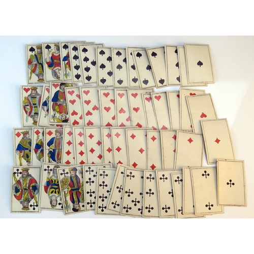 1564A - A full set of 19th century playing cards