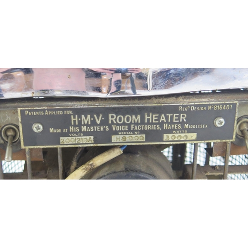 1625 - A chrome plated 'HMV Room Heater',
designed by Christian Barman in 1934 and made by HMV Factories, H... 