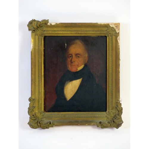 1665 - A 19th century Portrait of An English Gentleman, 26x21.5cm, F&G