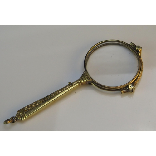 194 - A Yellow Metal Lorgnette