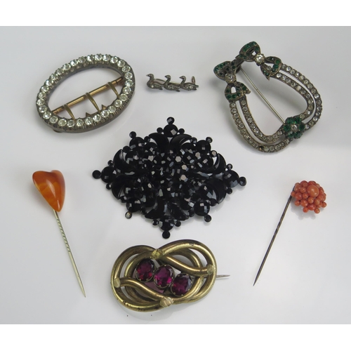 226 - Victorian and later Costume Buckles and Brooches