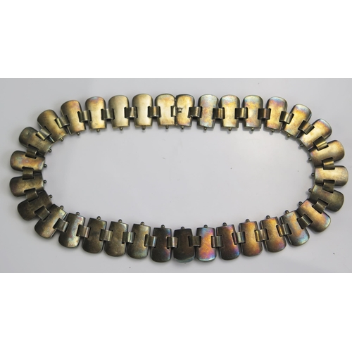 237 - A Victorian Silver Gilt Collar, 15.75