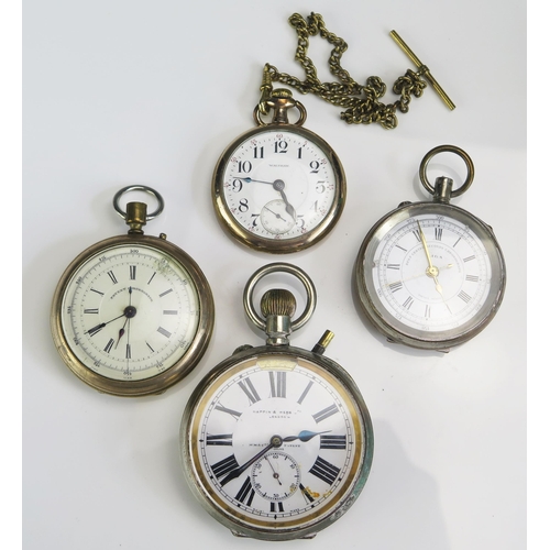 429 - A Mappin & Webb Goliath Pocket Watch (68.5mm case, running), Patent Chronograph (running), Liga and ... 