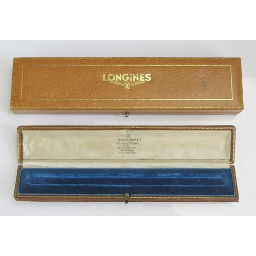 431 - A Longines Watch Box and a jewellery box