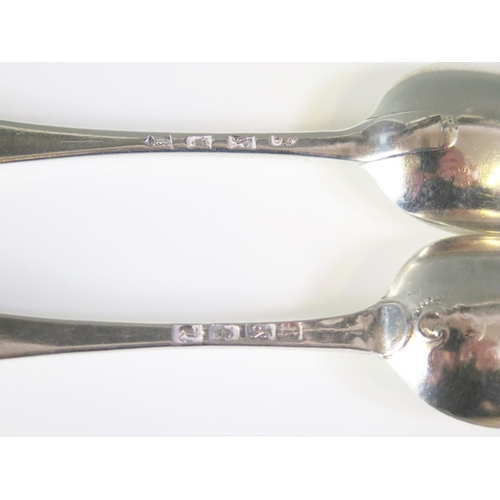 507 - A George III silver Hanoverian pattern table spoon, makers mark worn, London, 1766, monogrammed, wit... 