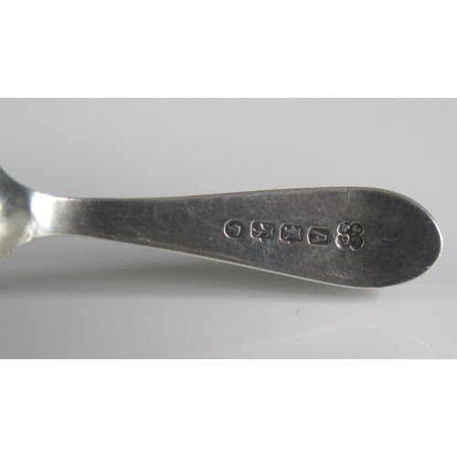 645 - A Victorian provincial silver caddy spoon, maker Josiah Williams & Co, Exeter, 1877, monogrammed, wi... 