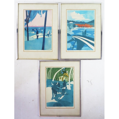 935 - John Brunsdon ARCA (1933 - 2014) British artist, three limited edition etching and aquatints includi... 