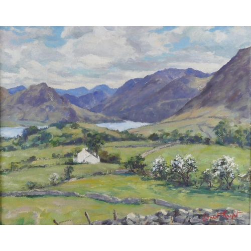 964 - Ernest Knight (1915-1995), Lake District Scene, oil on canvas, 50x40cm, framed