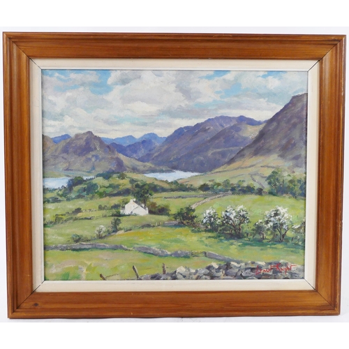 964 - Ernest Knight (1915-1995), Lake District Scene, oil on canvas, 50x40cm, framed