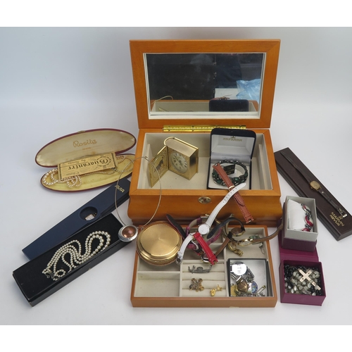 89 - A Selection of Silver and Costume Jewellery, watches including TISSOT, etc.