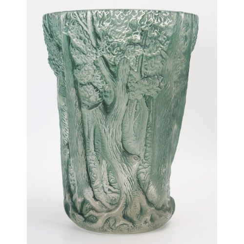 1057 - Josef Inwald, a light green Barolac vase, 