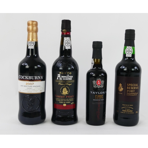 1120 - One bottle Cockburns 2007 vintage port, one bottle Special Reserve Port, one bottle Armilar Tawny Po... 