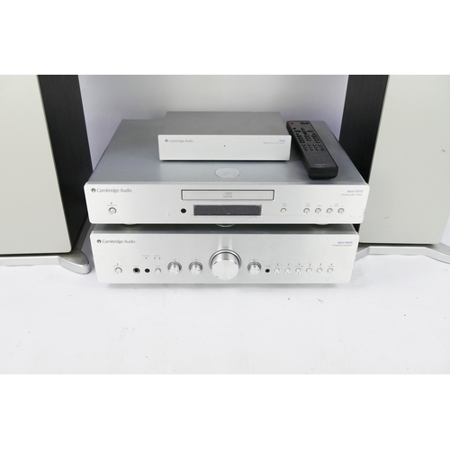 1202 - Cambridge Audio Hifi Set including Sirocco S70 floor standing loud speakers, azur 650C CD player, az... 