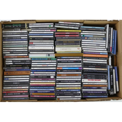 1208 - Collection of Jazz and Blues etc. CDs including Bob Dylan, Count Basie, Eric Clapton, Oscar Peterson... 