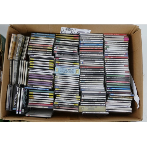 1211 - A Large Collection of Classical, Baroque, Romantic, etc. CDs including Mendelssohn, Elgar, Byrd, Bux... 