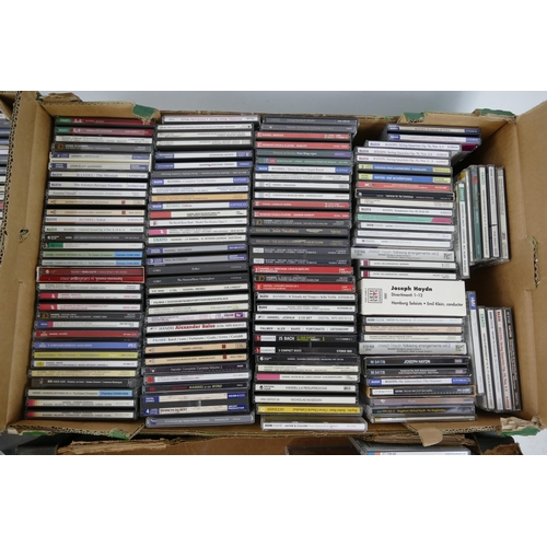 1213 - A Large Collection of Classical and Baroque CDs including large selections of Mozart, Handel, Haydn,... 