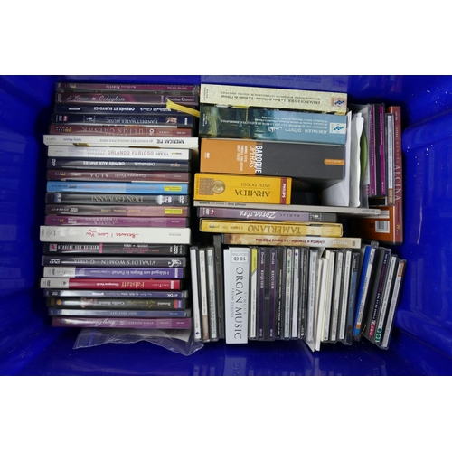 1214 - A Large Collection of Classical, Baroque, Romantic, Vocal, etc. CDs & DVDs including Beethoven, Hand... 