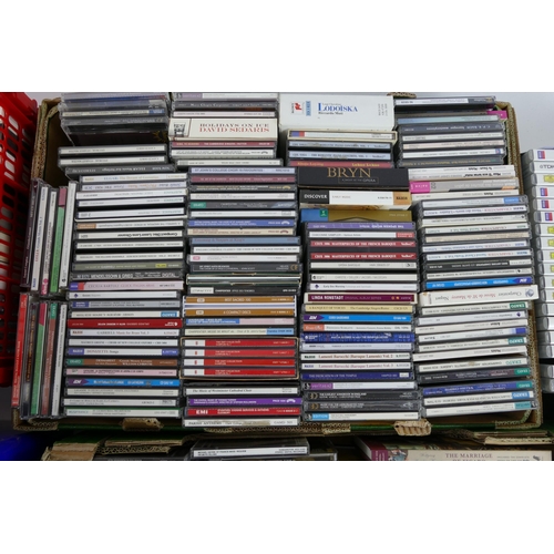 1214 - A Large Collection of Classical, Baroque, Romantic, Vocal, etc. CDs & DVDs including Beethoven, Hand... 