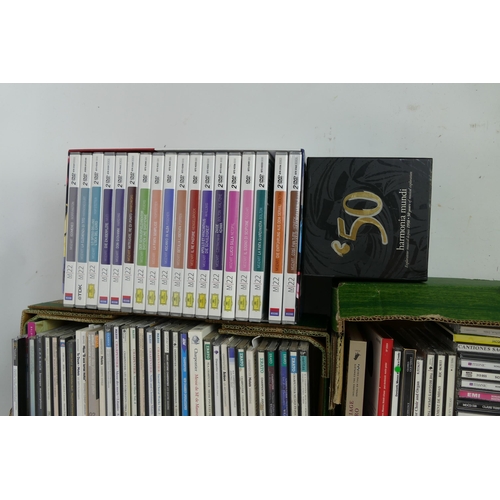 1214 - A Large Collection of Classical, Baroque, Romantic, Vocal, etc. CDs & DVDs including Beethoven, Hand... 