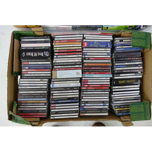 1216 - Collection of Jazz, Blues, Brass Music, Folk, etc CDs including Eric Clapton, NYJO, Bob Dylan, Alan ... 