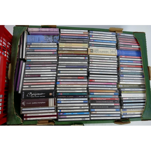 1217 - A Large Collection of Classical, Baroque, Romantic, etc. CDs including Pavarotti, Vivaldi, Vaughan W... 