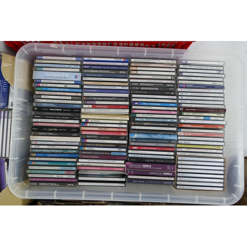 1218 - Large Collection of Choral, Vocal, Classical, Romantic, Baroque, etc CDs