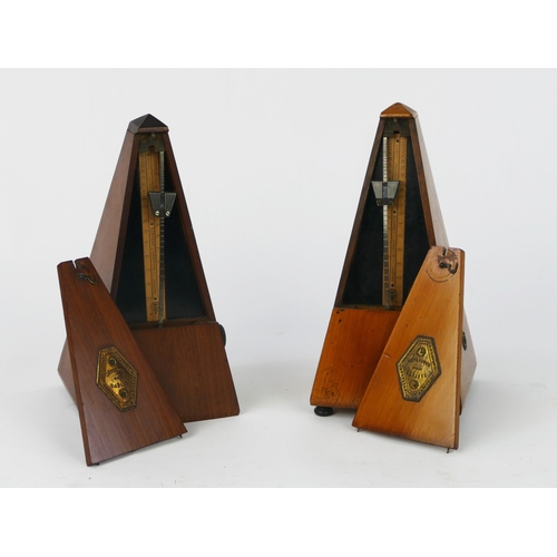 1220 - Two Metronomes by Maelzel (Paris France)