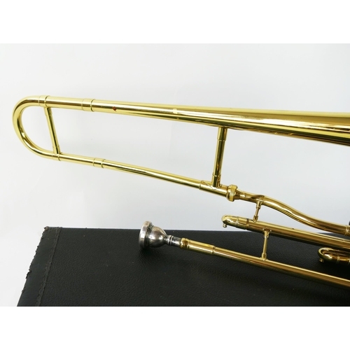 1226 - Bach USA Valve Trombone with Vincent Bach 7C Mouthpiece in Bach branded hard case