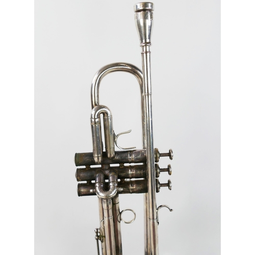 1227 - F. Besson Meha Trumpet in C?, Paris France serial number 5209 with blessing 7c and Stomvi  mouthpiec... 