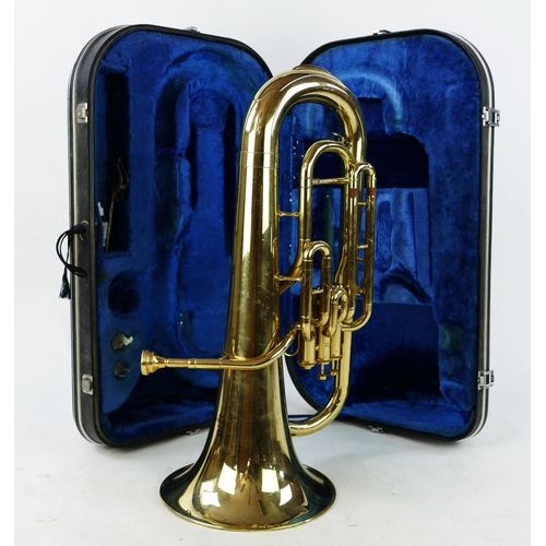 1229 - Yamaha YEP201 Bb Euphonium with Denis Wick 4AM Mouthpiece in hard shell case