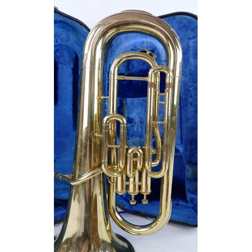 1229 - Yamaha YEP201 Bb Euphonium with Denis Wick 4AM Mouthpiece in hard shell case