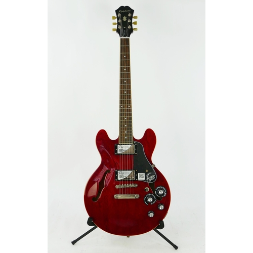 1232 - Epiphone Dot ES-339 Semi-Hollow Electric Guitar in Cherry Finish with Alnico Classic Pro Vintage Pic... 