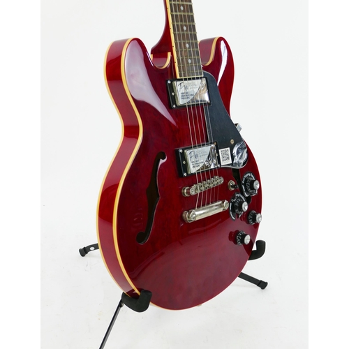 1232 - Epiphone Dot ES-339 Semi-Hollow Electric Guitar in Cherry Finish with Alnico Classic Pro Vintage Pic... 