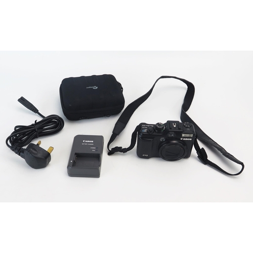 1238 - Canon Power Shot G10 Digital Camera, working with battery, charger and case