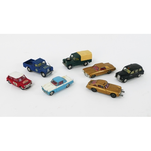 1245 - Corgi Group including James Bond's Aston Martin DB5, BMC Mini Cooper S 