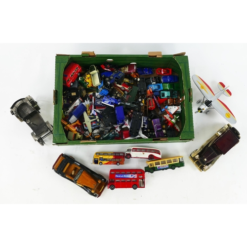 1259 - Collection of Playworn Modern Diecast Cars, Planes, Vans, Buses including Disney Pixar Cars Film Car... 